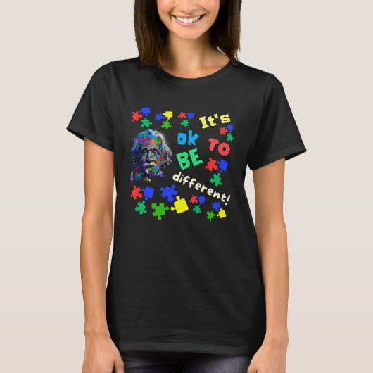 Autism Awareness Acceptance Science Ok To Be Diffe Tシャツ (正面)