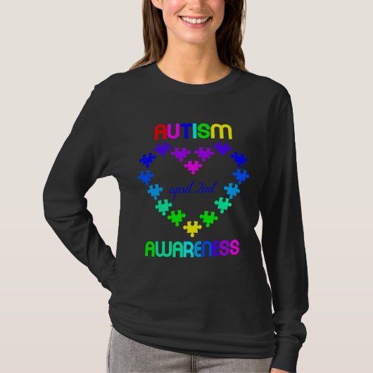 Autism Awareness April 2nd Tシャツ (正面)