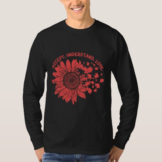 Autism Awareness Asd Acceptance Understanding And Tシャツ (正面)