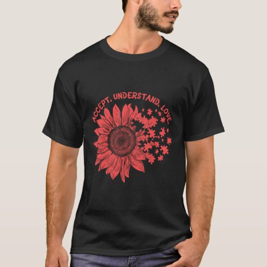 Autism Awareness Asd Acceptance Understanding And Tシャツ (正面)
