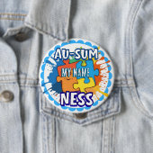 Autism Awareness Ausomeness pin badge 缶バッジ (インサイチュ)