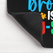 Autism Awareness Autism Squad Support Awesome Boys マウスパッド (コーナー)