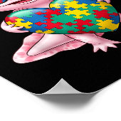 Autism awareness autistic  ポスター (角)