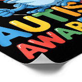 Autism awareness autistic  ポスター (角)