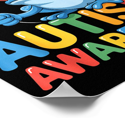 Autism awareness autistic  ポスター (角)