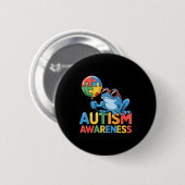 Autism awareness autistic  缶バッジ (正面&裏面)