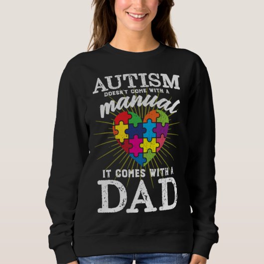 Autism Awareness Autistic Autism Different Autisti スウェットシャツ (正面)