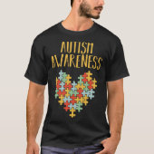 Autism awareness autists tシャツ (正面)