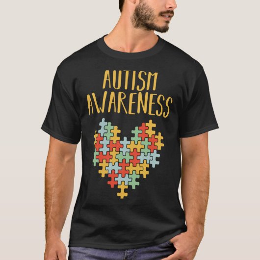 Autism awareness autists tシャツ (正面)