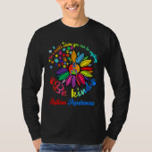 Autism Awareness   Be Kind Puzzle Heart Kindness Tシャツ (正面)
