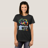 Autism Awareness Born Special Elephant Infinity Lo Tシャツ (正面フル)