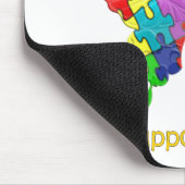 Autism Awareness Butterfly マウスパッド (コーナー)