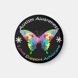 Autism Awareness Butterfly マグネット