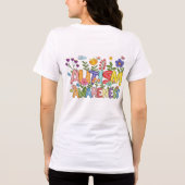 Autism Awareness Coquette トライブレンドＴシャツ (裏面)