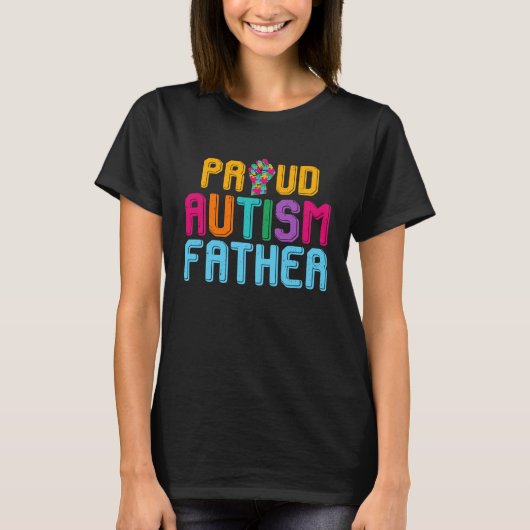 Autism Awareness Day Matching Family Proud Autism Tシャツ (正面)