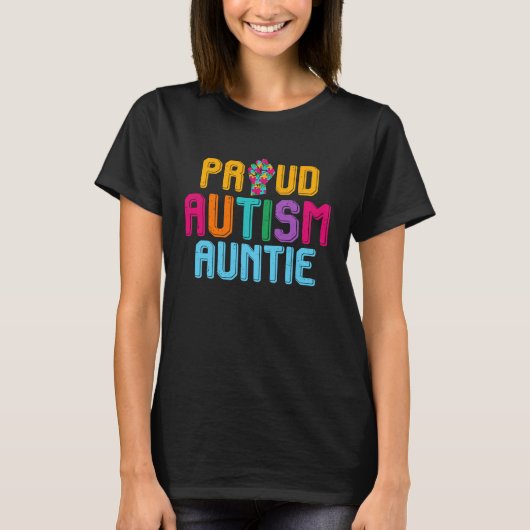 Autism Awareness Day Matching Family Proud Autism Tシャツ (正面)