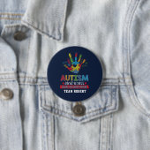 Autism Awareness Educate Advocate Custom 缶バッジ (インサイチュ)