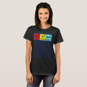 Autism Awareness Elements Periodic Table Women Men Tシャツ (正面フル)