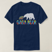 Autism Awareness Gaga Bear Support Autistic Premiu Tシャツ (デザイン正面)