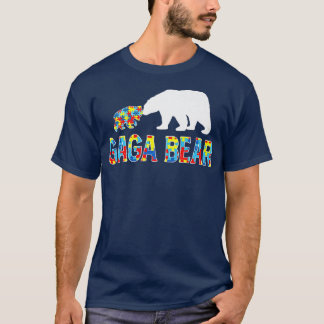 Autism Awareness Gaga Bear Support Autistic Premiu Tシャツ