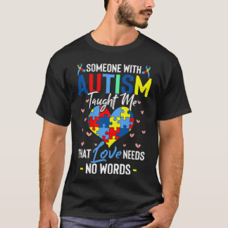 Autism Awareness Had Taught Me Love Needs Tシャツ