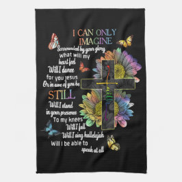 Autism Awareness I Can Only Imagine Jesus Faith キッチンタオル