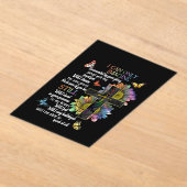 Autism Awareness I Can Only Imagine Jesus Faith T- アクリル招待状 (レイダウン)