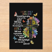 Autism Awareness I Can Only Imagine Jesus Faith T- アクリル招待状 (正面)