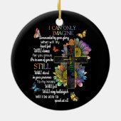 Autism Awareness I Can Only Imagine Jesus Faith T- セラミックオーナメント (裏面)