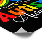 Autism awareness infinity symbol accept understand ポスター (角)