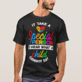 Autism Awareness It Takes A Special Person Support Tシャツ (正面)