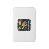 Autism Awareness It's Ok To Be A Little Different  バスマット (正面縦)