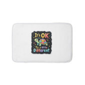 Autism Awareness It's Ok To Be A Little Different  バスマット (正面)