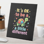 Autism Awareness It's Ok To Be A Little Different  台座サイン (インサイチュ)