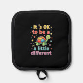 Autism Awareness It's Ok To Be A Little Different 鍋敷き (正面)