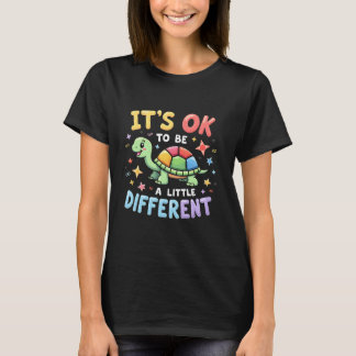 Autism Awareness It's Ok To Be A Little Different  Tシャツ