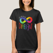 Autism Awareness Its Ok To Be Different Acceptance Tシャツ (正面)