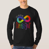 Autism Awareness Its Ok To Be Different Acceptance Tシャツ (正面)