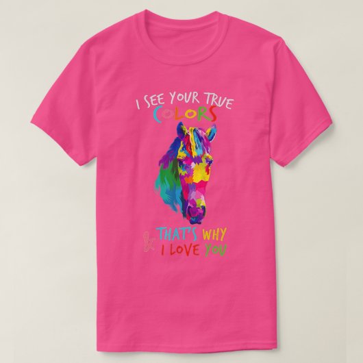 Autism Awareness It's OK to be different Colorful Tシャツ (デザイン正面)