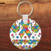 Autism Awareness Its Ok To Be Different Mo キーホルダー (正面)