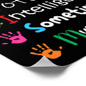 Autism Awareness Kindness Shirt Always Unique Tota ポスター (角)