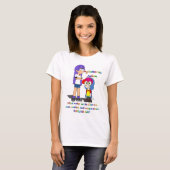 Autism awareness little brother shirt tシャツ (正面フル)