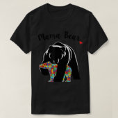 Autism Awareness Mama Bear Support Love  Tシャツ (デザイン正面)
