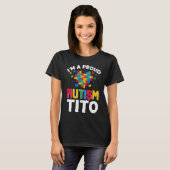 Autism Awareness Matching Family I'm a Proud Autis Tシャツ (正面フル)