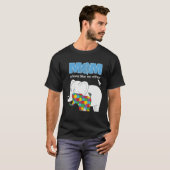 Autism Awareness Mom Love Proud Autistic Son Daugh Tシャツ (正面フル)