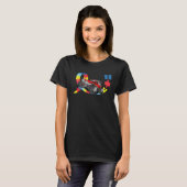 Autism Awareness Monster Truck Autistic Boys & Gir Tシャツ (正面フル)
