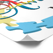 Autism Awareness Month Poster Art ポスター (角)