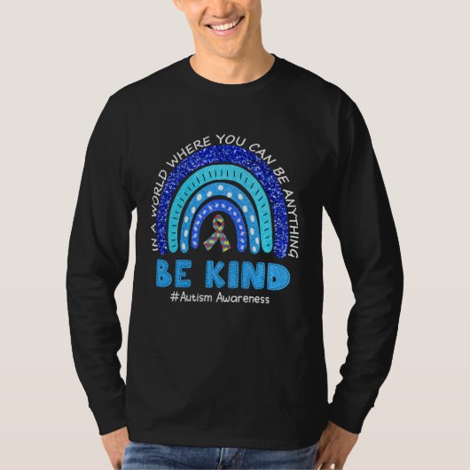 Autism Awareness Month Support Be Kind Puzzle Piec Tシャツ (正面)