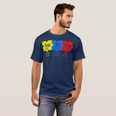Autism Awareness Puzzle Chemical Element Tシャツ (正面フル)