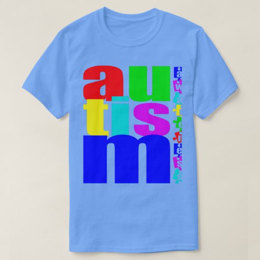 Autism Awareness QUOTES Autism Day Gift Autist 4 Tシャツ (デザイン正面)